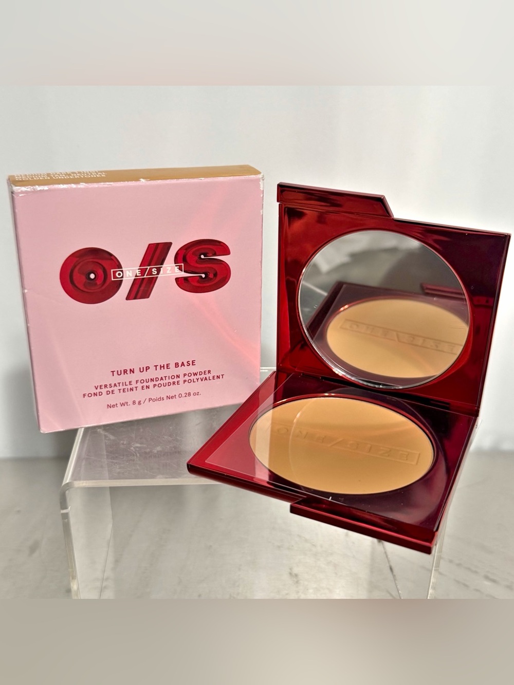 ONE/SIZE Turn Up The Base Foundation Powder Medium Dark 1 (NG), Full Size NIB